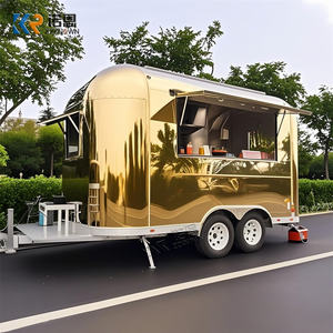 Remorque de restauration <span class=keywords><strong>mobile</strong></span> autonome avec système d'<span class=keywords><strong>eau</strong></span>, évier chaud/froid et cuisine intégrée pour utilisation indépendante - Product Image 4