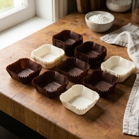 Gobelets en papier jetables écologiques pour la pâtisserie, les desserts et la restauration