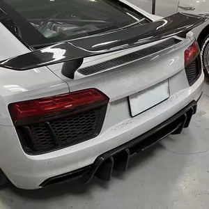 Aileron arrière en fibre de carbone V Style 2020 <span class=keywords><strong>Audi</strong></span> R8 Gen2 V10 2016-2022 Aileron de voiture - Product Image 4
