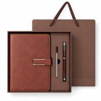 En stock, coffret cadeau de carnet A5 relié, bloc-notes simple pour les réunions de bureau, personnalisable avec impression de logo, souvenir