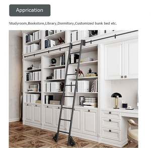 WEKIS - Kits de Herrajes Modernos de Acero para Escaleras Deslizantes, Ideales para Cocina y Biblioteca en Casa - Product Image 6