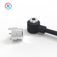 Connecteur magnétique Pogo Pin 2P 12V 1A Mâle Femelle Étanche DC Alimentation par Câble Magnétique Pogo Pin à Ressort