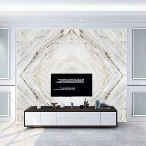 Feuilles de marbre en PVC légères Installation facile et panneau mural en marbre uv bricolage pour la décoration murale de la maison - Product Image 5