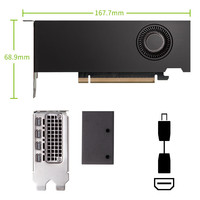NVI DIA Conception professionnelle Carte graphique Modélisation Rendu Montage vidéo Fente unique Basse puissance RTX A2000-12G Neuf