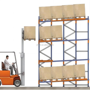 نظام انزلاقي من المعدن الصناعي ، أرفف دفع خلفي للبيع - Product Image 1