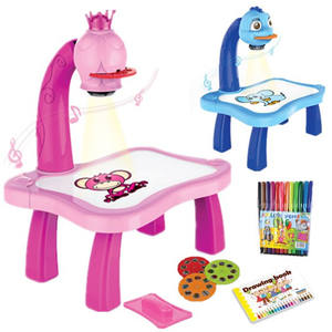 Kinder-Projektions-Malboard, Multifunktionales Leuchtendes Schreib- und Zeichenpad für Kinder - Product Image 2