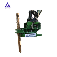 Compacteur hydraulique multifonction Ligong avec moteur pour le compactage des pieux, pondeuse à roues, kit remplaçable - pour excavatrices de 1 à 50 tonnes