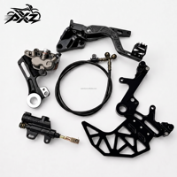 Kit de frein arrière en aluminium CNC 7075 avec support double étrier pour moto électrique Surron Ultra Bee, pièces de mise à niveau pour la course et les cascades