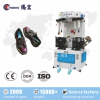 Tenghong TH-715A automatique universel hydraulique Sneaker chaussures en caoutchouc talon fixation presse Machine semelle presse Machines