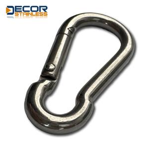 Crochet mousqueton M5 M6, mousqueton à ressort robuste, anneau de verrouillage à déclenchement rapide, crochet de fixation de chaîne - Product Image 3