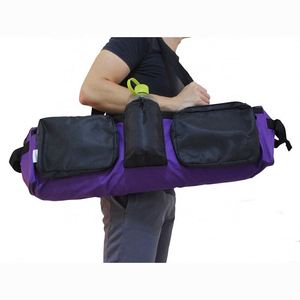 Échantillon Gratuit : Sac de Transport pour Tapis de Yoga et Rouleau en Mousse avec Porte-Bouteille - Product Image 2