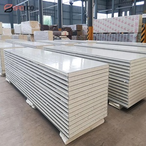 Dễ dàng cài đặt cách nhiệt bên ngoài bức tường Ốp 50mm <span class=keywords><strong>EPS</strong></span> bánh sandwich Bảng điều khiển vật liệu với ẩn buộc - Product Image 2