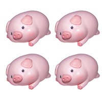 Jouet anti-stress en TPR en forme de cochon à remontée lente, mini squishy, balle anti-stress en forme de cochon
