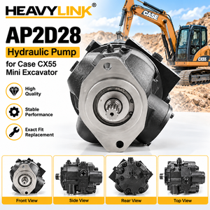 Pompe hydraulique principale AP2D28 pour mini-excavatrice Case CX55, pièce de rechange - Product Image 1