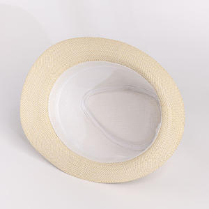 Sombrero de Paja Personalizado al por Mayor, Sombrero de Sol Estilo Panamá de Verano con Banda con Logotipo para Exteriores, Promociones y Pedidos de Marca - Product Image 3