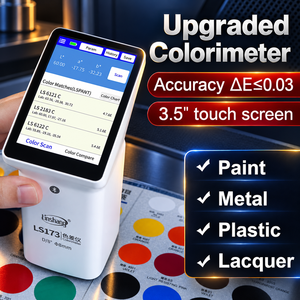 เครื่องวัดสีแบบทนทาน LS173 บลูทูธ พร้อมรูรับแสง SCI 8 มม. สำหรับการควบคุมคุณภาพ RGB CMYK และ Delta E ในห้องปฏิบัติการ - Product Image 5