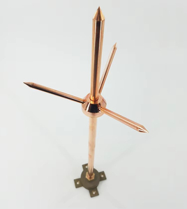 Tùy chỉnh sấm sét bảo vệ đồng sét dây dẫn arrester sét <span class=keywords><strong>Rod</strong></span> cho xây dựng - Product Image 2