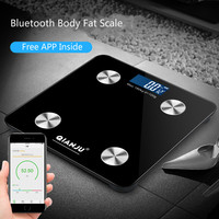 Balance de Salle de Bain Numérique Personnelle Intelligente pour Bluetooth IMC Poids et Graisse Corporelle Affichage LCD 180kg Capacité OEM Personnalisable