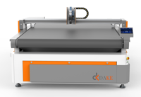 Machine de découpe automatique de tissus monocouche CNC avec moteur servo importé pour la découpe de semelles de chaussures, de pochoirs et de t-shirts 22 mm