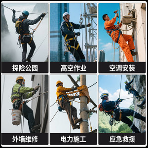 รอกคล้องเชือกแบบล็อคหลัก 22Kn 8 มม. สำหรับปีนเขา ปีนหน้าผา ปีนเขาสูง และเดินทางบนที่สูง - Product Image 5