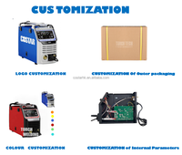 Machine à souder MIG à double impulsion COSTAR 230 IGBT Inverter, modèle MIG230P avec CO2 pour une utilisation semi-automatique