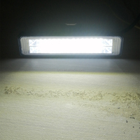 Lampe modifiée Portable de 6 pouces, 28LED, barre d'inondation, réparation de voiture, automobile, travail de jour, feux de modification hors route