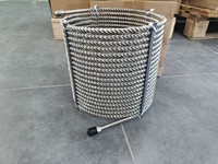 Échangeur de chaleur à serpentin de refroidissement en titane de haute qualité avec capacité de chauffage de 3,8 à 10 kW, certifié CE