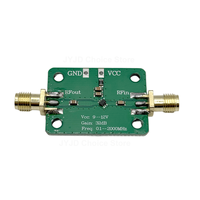 Module amplificateur RF large bande 0,1-2000 MHz, gain 30 dB, faible bruit LNA pour communication sans fil