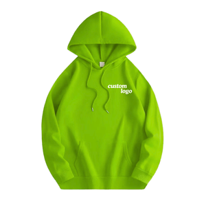 Sweat à capuche pour homme en mélange de coton, de haute qualité, respirant, décontracté, vêtement d'extérieur pour l'hiver, poche avant, logo personnalisé - Product Image 1