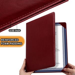 Carpeta Profesional para Diploma de Licenciatura o Maestría en Rojo Borgoña, para Graduación Oficial, Competiciones, Concursos y Eventos Benéficos - Product Image 5