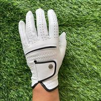 Gant de golf pour hommes gauchers personnalisé de haute qualité en cuir respirant pour une utilisation en salle de sport article de vente en gros