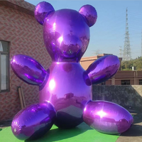 Miroir gonflable personnalisé de dessin animé lapin lapin ours méduse requin canard modèle cochon pour la décoration publicitaire