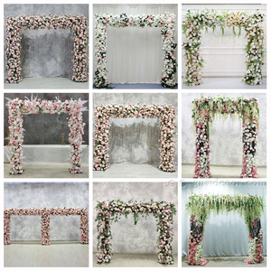 Fiore decorativo Forniture Arco a Tutto Sesto Della Fase Cornice Floreale Giardino Sfondo Soffitto Ingresso di Nozze Luna Cancello - Product Image 6