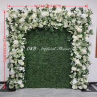 DKB Romantic Spring Silk Rose, différents types de fleurs, toile de fond florale de haute qualité pour décorations de mariage