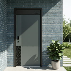 En promotion, installation facile, porte <span class=keywords><strong>d</strong></span>'entrée blindée en acier durable pour la sécurité - Product Image 1