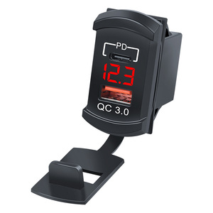 شاحن <span class=keywords><strong>USB</strong></span> احترافي مدمج للقوارب والمركبات الترفيهية والشاحنات بتقنية PD + QC3.0، مع مراقب للبطارية، مقاوم للهب - Product Image 4