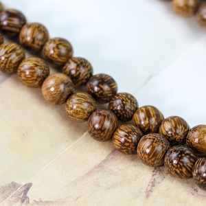 Pulsera de Oración de 108 Cuentas de Madera de Barba de Dragón, 6mm, Redonda, Unisex, Regalo de Joyería, Nuevo Estilo Chino - Product Image 2