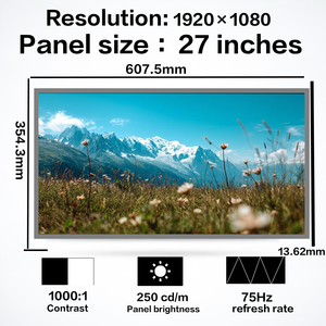 En Stock, Pantalla LCD LVDS de 27 Pulgadas M270HAN01.6 de 30 Pines para Monitor Empresarial, Panel Original - Product Image 3