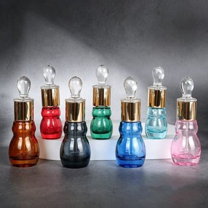 Nuevas Botellas de <span class=keywords><strong>Vidrio</strong></span> para Aceites Esenciales, Multicolores, Estilo Lujoso, Electrochapadas, de 6ml y 12ml, Combinables <span class=keywords><strong>con</strong></span> Cajas de Empaque - Product Image 5