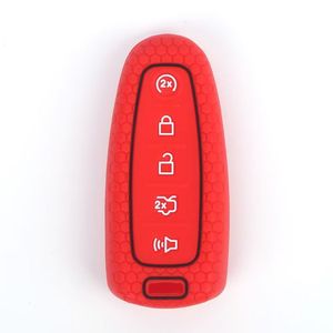 Funda de Silicona para Llaves de Ford Edge Explorer <span class=keywords><strong>Lincoln</strong></span> <span class=keywords><strong>Navigator</strong></span>, Protección 360°, Anti-Caídas, Anti-Rayones, Tacto Suave - Product Image 3