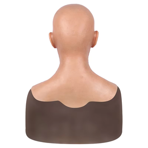 Máscara <span class=keywords><strong>de</strong></span> Cabeza <span class=keywords><strong>de</strong></span> Silicona Personalizada HLC, Máscara Facial Realista <span class=keywords><strong>de</strong></span> Hombre y <span class=keywords><strong>Mujer</strong></span>, Máscara <span class=keywords><strong>de</strong></span> Silicona para Cosplay, Fiestas <span class=keywords><strong>de</strong></span> Halloween - Product Image 4