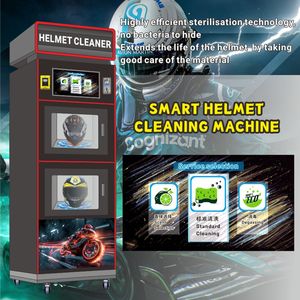 Machine de nettoyage à sec automatique personnalisée pour casques et <span class=keywords><strong>chaussures</strong></span> de moto avec SDK, accepte les cartes de crédit, les pièces de monnaie et les codes QR - Product Image 4
