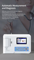 Appareil ECG CONTEC ECG300G, appareil ECG médical professionnel à trois canaux, appareil ECG à 3 dérivations