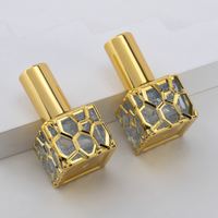 Mini flacon pulvérisateur carré en verre de luxe 10 ml avec design Atar élégant et impression de logo pour emballage de parfum
