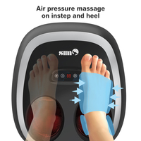 Rollender Wärme-Shiatsu-Fußmassagegerät Vibrierend 3-in-1 Rundes Elektrisches Thai-Fußmassagegerät