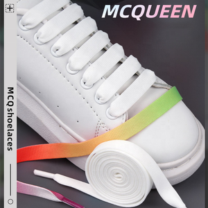 Vendita all'Ingrosso Laccetti per Scarpe in Tela Bianchi e Neri Stile <span class=keywords><strong>McQueen</strong></span>, Larghezza 1,2 cm, di Gran Successo - Product Image 5
