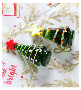 6,7 CM DE ALTO hecho a mano creativo cristal árbol de Navidad adorno de mesa hogar Oficina decoración vacaciones Año Nuevo regalos para niños - Product Image 3