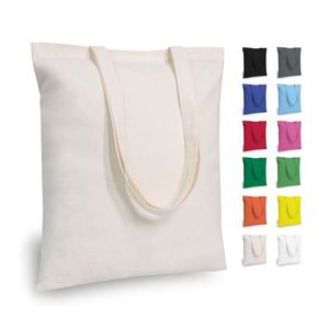 Bolsa de Mano de Lona de Algodón Orgánico con Asas y Logotipo Personalizado Impreso en Varios Colores - Product Image 1
