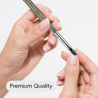 Offre Spéciale – Kit de 7 Pinceaux à Ongles Professionnels Personnalisables avec Logo, Manche en Acrylique Texture Marbre, pour Salon de Manucure