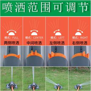 Arroseur oscillant à 20 trous, système d'arrosage automatique en plastique pour pelouse et jardin - Product Image 3